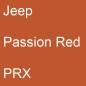 Preview: Jeep, Passion Red, PRX.